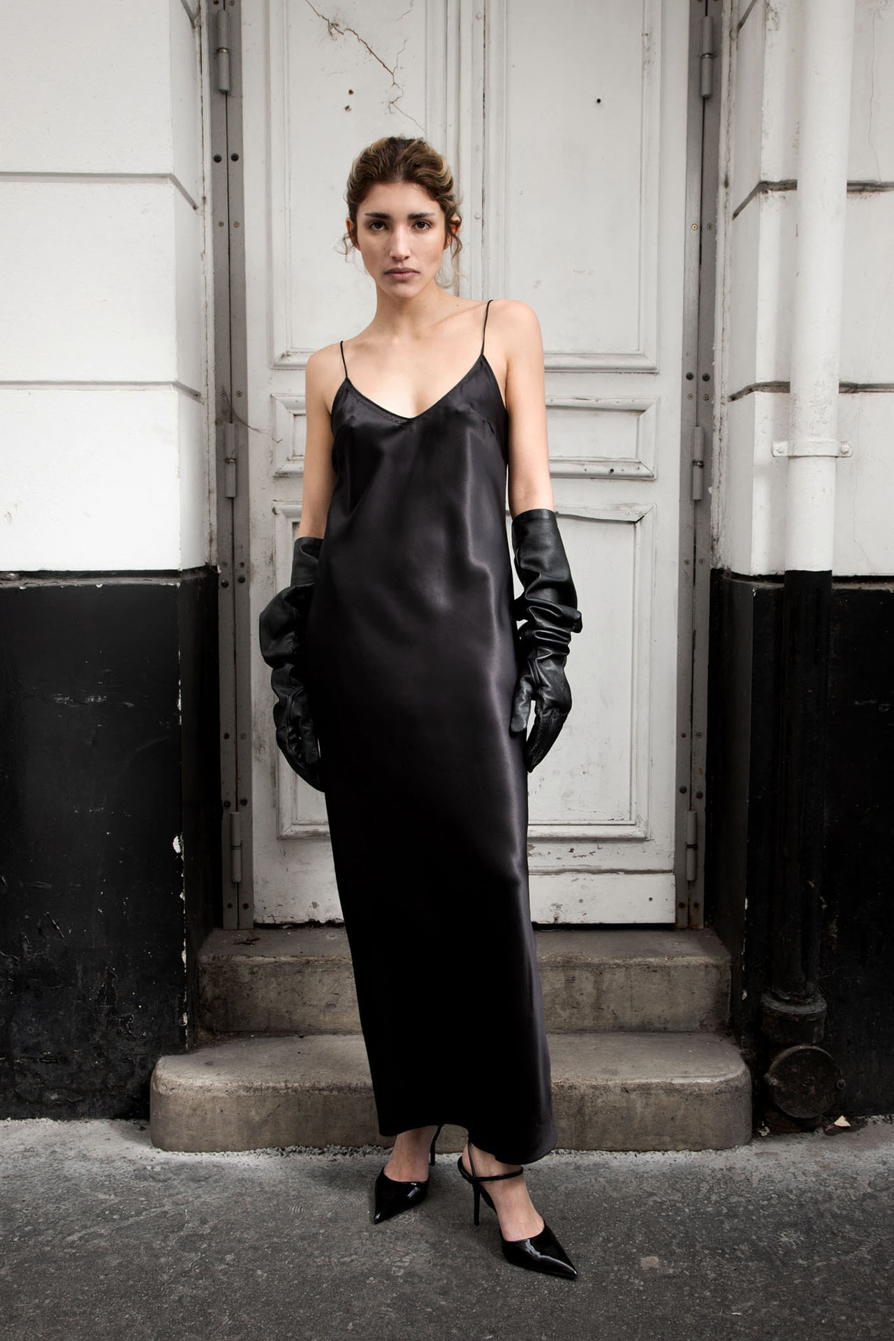 Myus Simone Slip Evening Dress, silk charmeuse