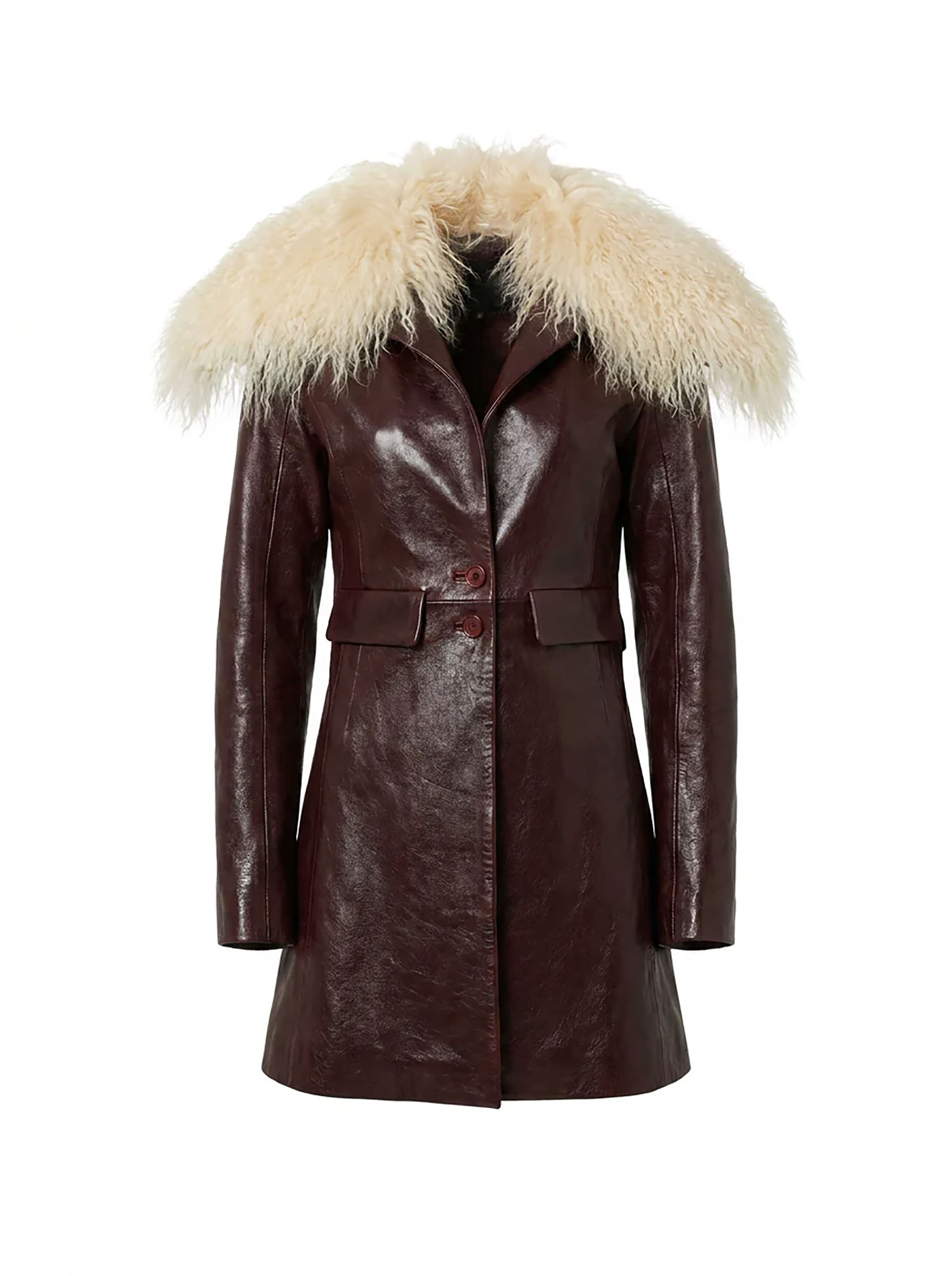 Myus SS26 Wycliffe Coat, italian lambskin